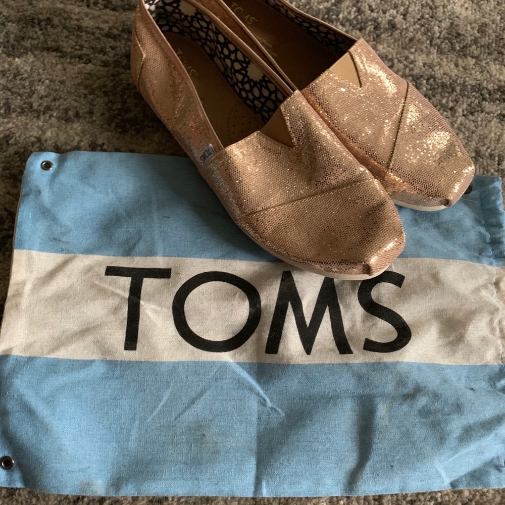 Rose Gold Sparkle TOMs